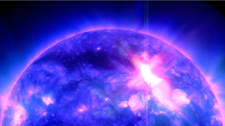 A massive solar eruption may lead to the strongest radiation storm in seven years